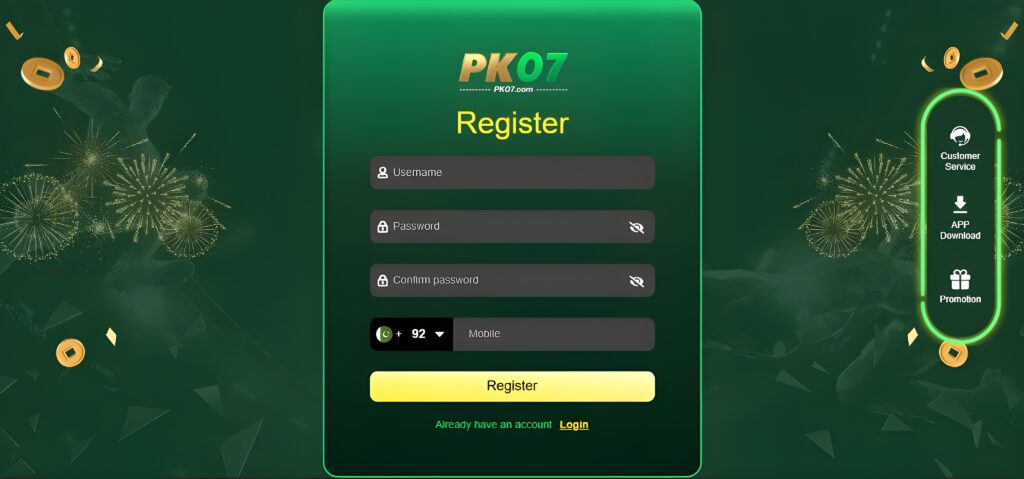 pk07 vip game
